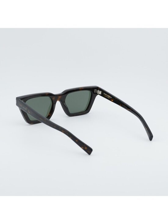 Saint Laurent SL633CALISTA 002 Sunglasses Havana Rectangle Frame, Grey Lenses main image 11
